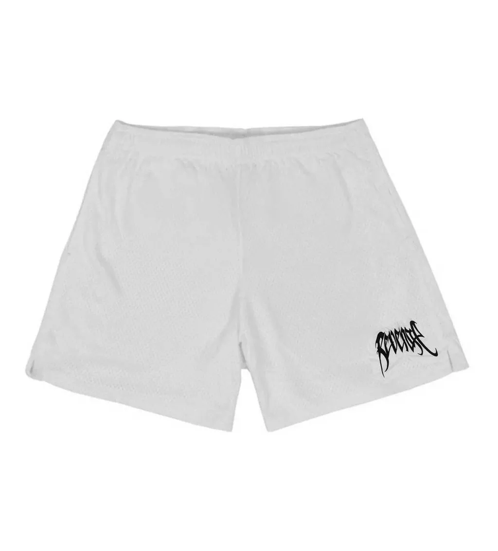 Revenge-White-Black-Mesh-Short-f